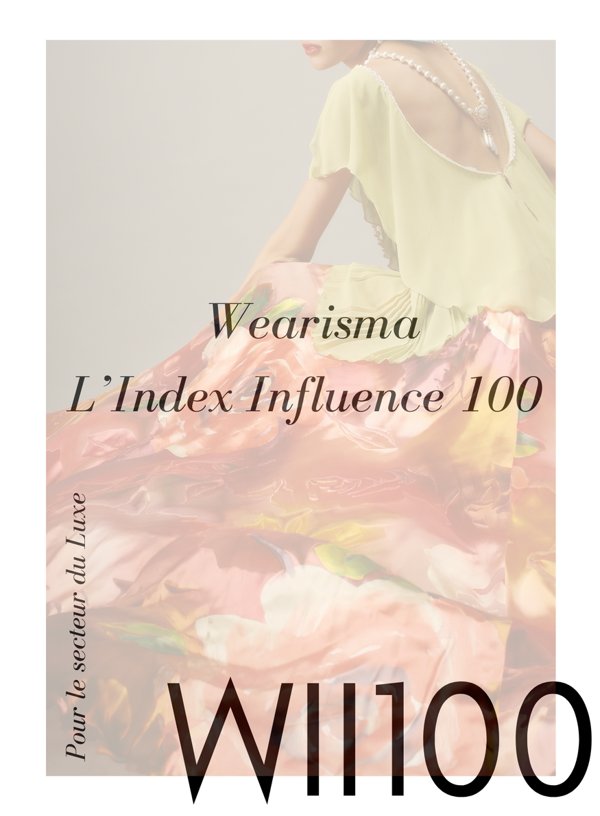 wearisma index d'influence mode luxe 2022