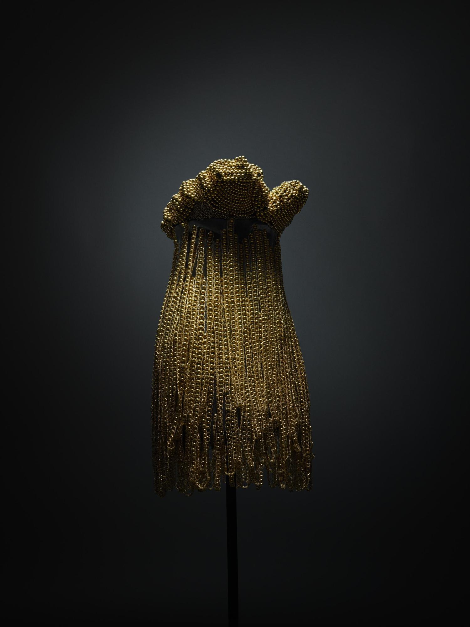 d&eacute;tail d'une robe alaia inspiration mode afrique