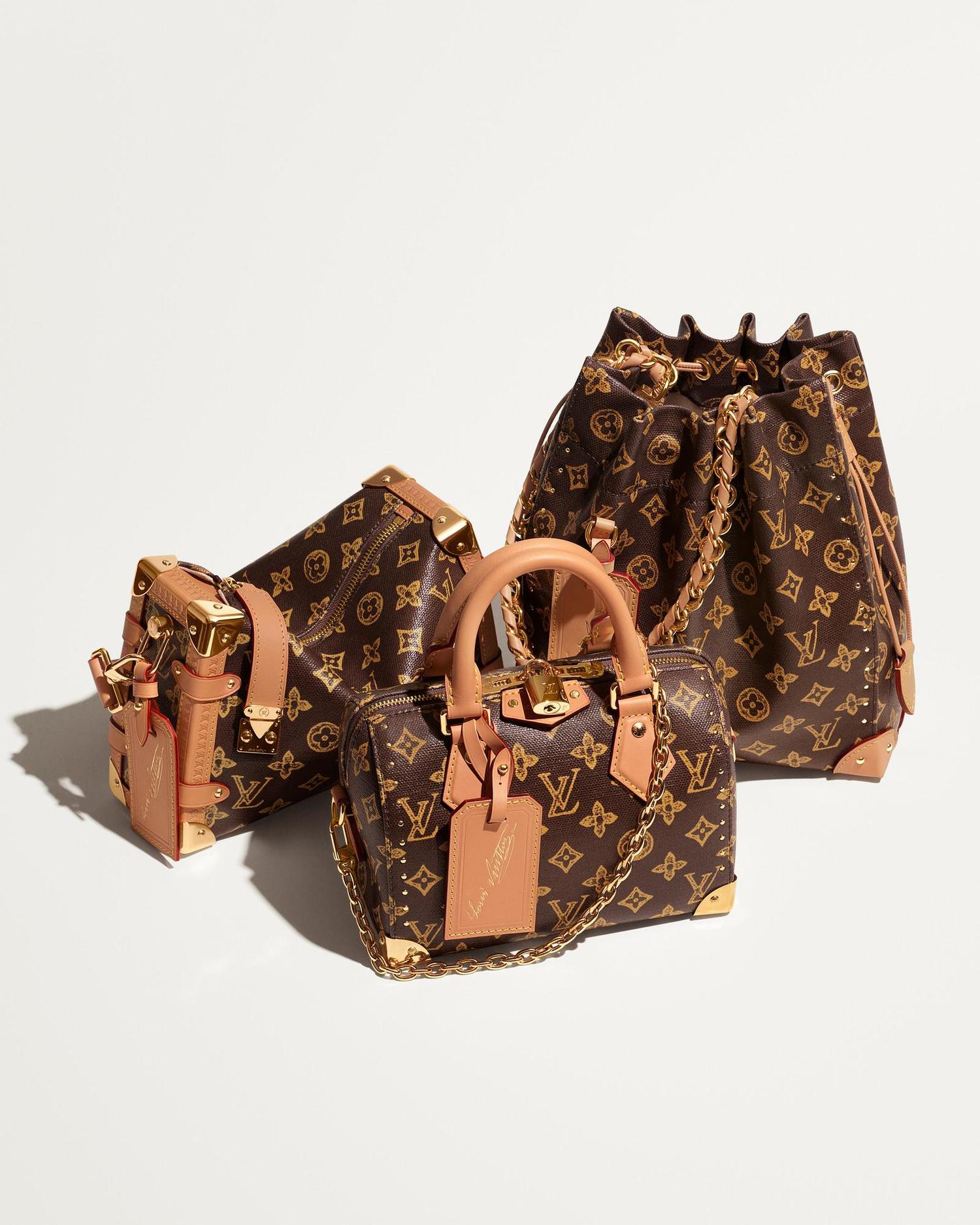 sacs monogramme origine de louis vuitton collection anniversaire