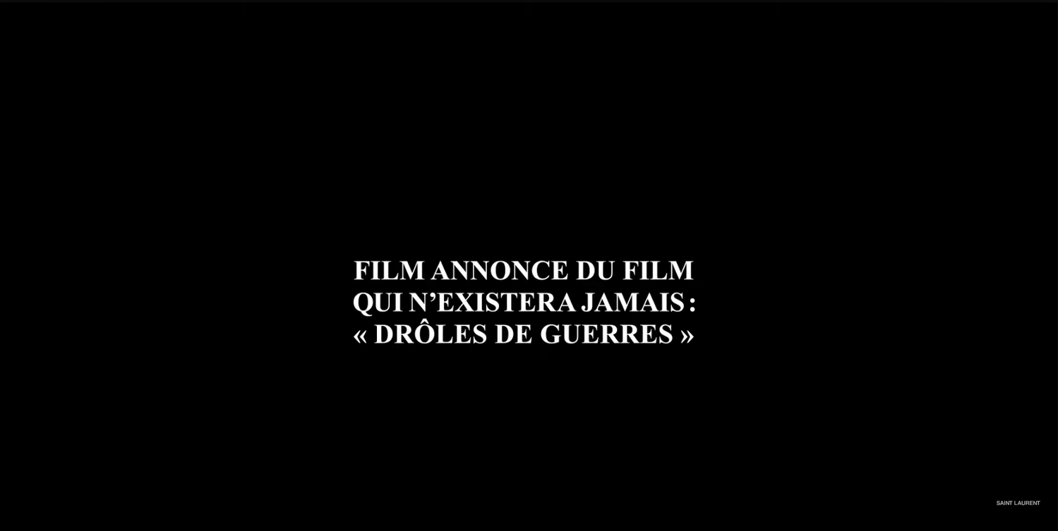 yves saint laurent productions film cannes godard