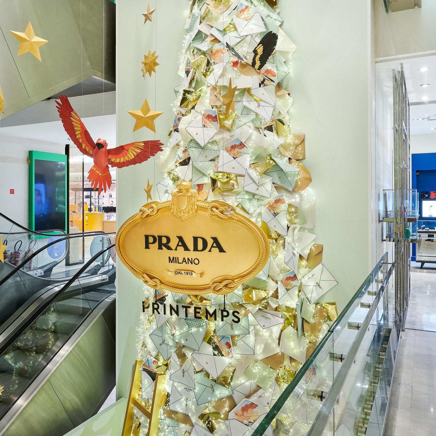 Prada Sapin de Noel luxe 2023