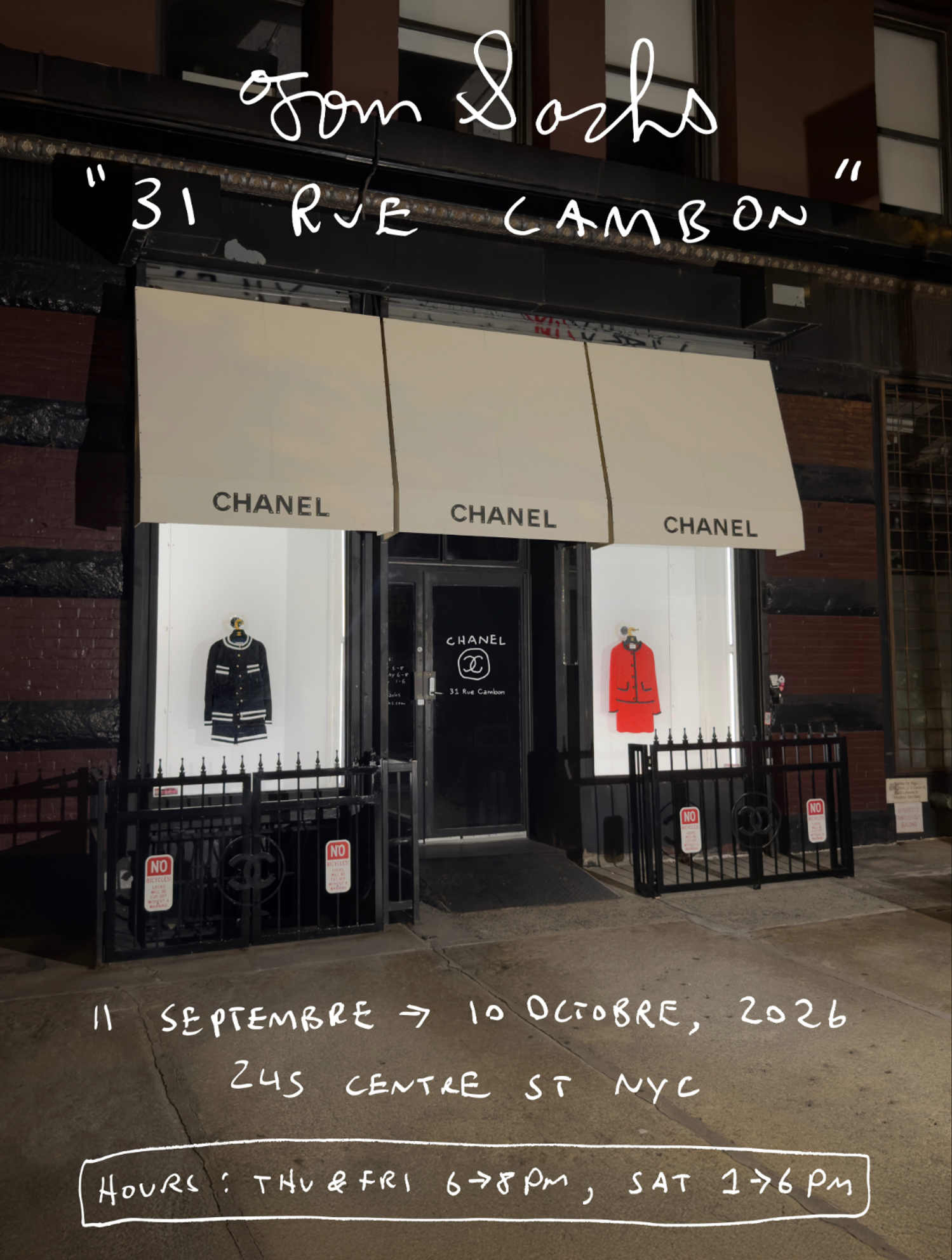 Chanel vu par Tom Sachs à New York