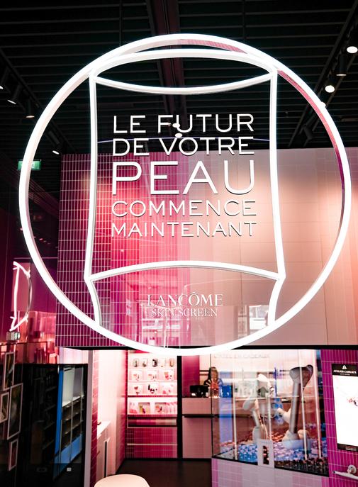Lancôme inaugure un pop up intéractif dédié à la science de la peau