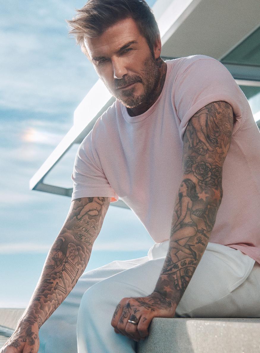 DAVID BECKHAM collection de mode pour Boss